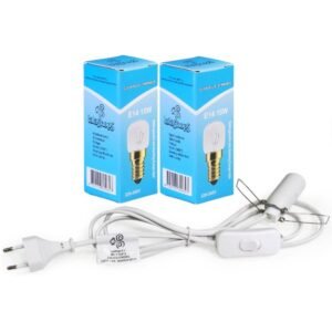 E14 fitting met 2x gloeilamp