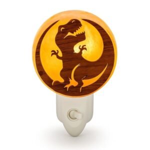 Nachtlampje Dino - Zoutlamp Kinderkamer - Himalayazout - Energiezuinig