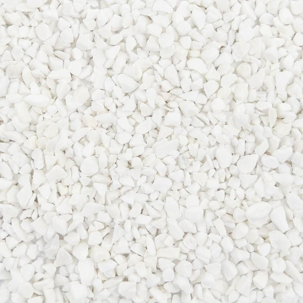 Aquarium Steentjes Wit 2-3mm - Gekleurd Aquariumgrind 1kg