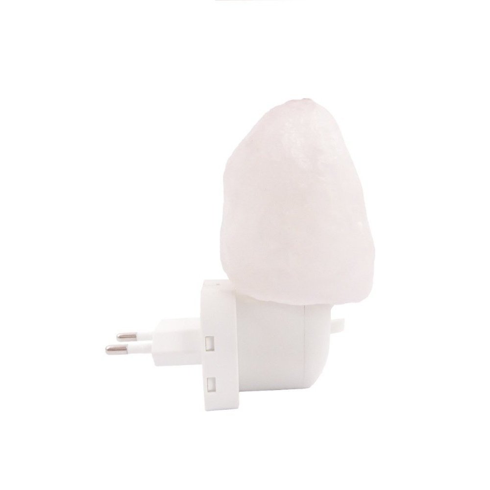 Nachtlampje Rots Wit - Zoutlamp - Himalayazout - Energiezuinig